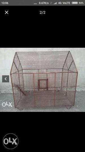 I want to sale my steel birds cage heavy duty