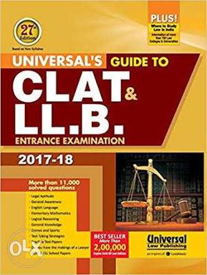 Llb Entrance Exam Book universal Clat
