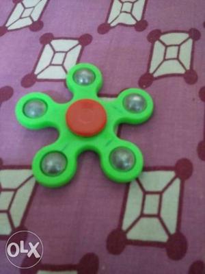 Orange And Green Hand Spinner