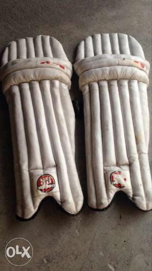 Pair Of Beige Shin Guards