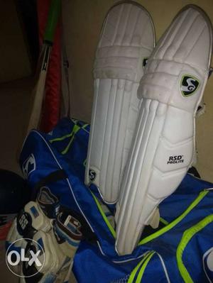 Pair Of White RSD Shin Guard