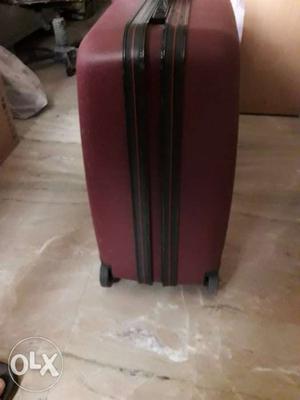 Red Hard-shell Luggage Bag