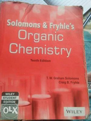 Solomons And Fryhle's Organic Chemistry Tenth Edition Book