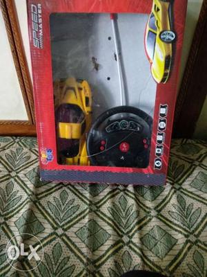 Yellow RC Car Toy Box