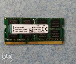 2 Kingston 8gb mhz DDR3L RAM