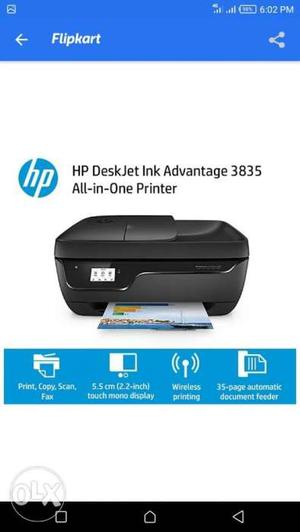 Black HP Deskjet Ink Advantage  All-in-one Printer