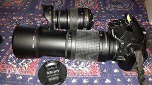 Black Nikond DSLR Camera Lens