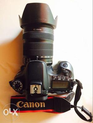 Canon 70d, mm lens with box