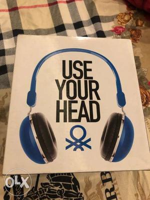Headphone blue color