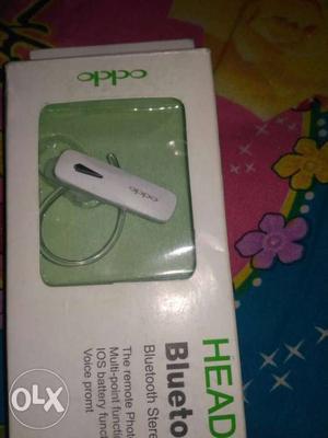 New White Oppo Bluetooth Stereo Headset Pack