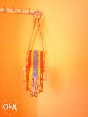 Red, Yellow, And Blue Hanging Decor