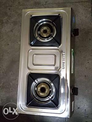 Silver Gas Stove New Brand
