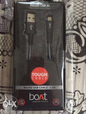 Boat USB cable. Unused with packing intact.