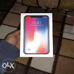IPhone X 256 GB earphone charger bill box 3 month