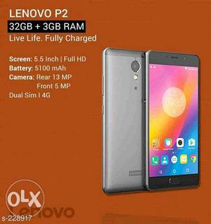 Lenovo p2 new mobile unboxed new mobile cod
