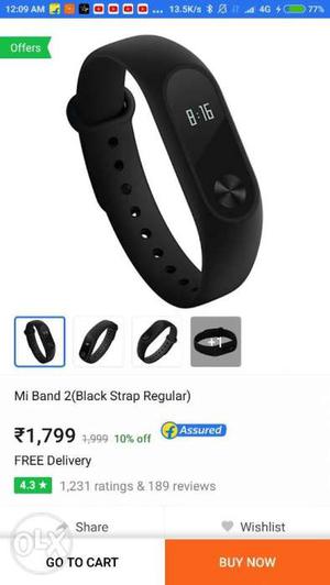 Mi band 2, you will get new sealed pack, with 1