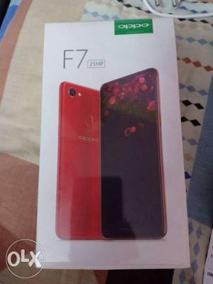 Only 7 days use oppo f7 black dimond good phone