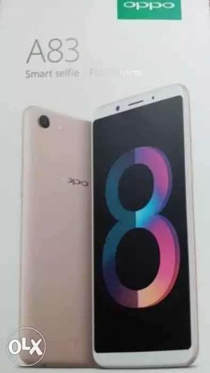 Oppo A83 New Black color mobile. Just seal opend