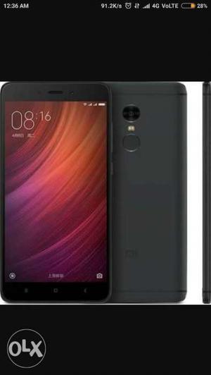 Redmi note 4 (3 gb ram 32 internal) black