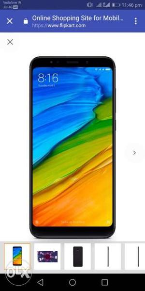 Redmi note 5 black and gold color both available