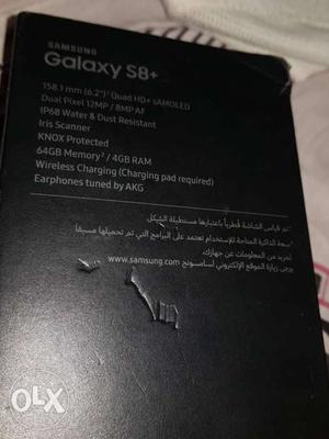 S8plus 64gb box and charger neet phone