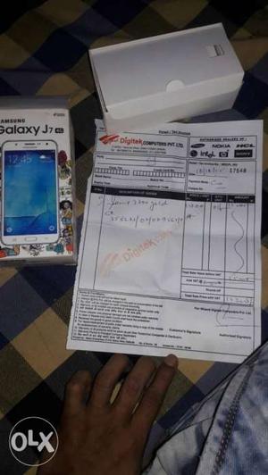Samsung galaxy j7 untouched phone all accessories