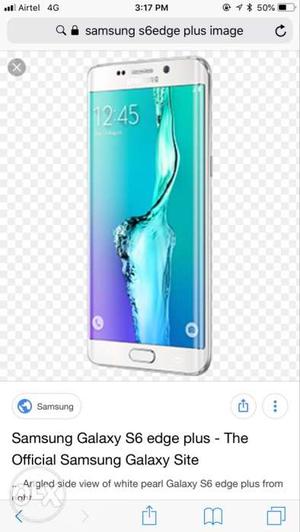 Samsung s6 edge plus 32gb as Gud as new