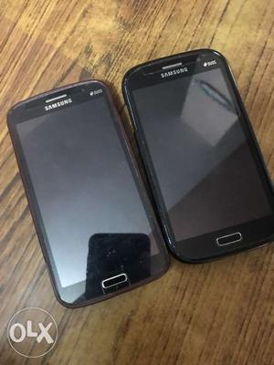 2 samsung mobiles with perfect working condition