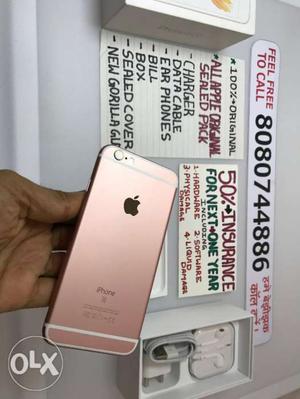 64GB iPhone 6s 100% condition like new rose gold