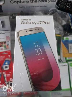 Galaxy j7 pro box packing with 1 year warranty