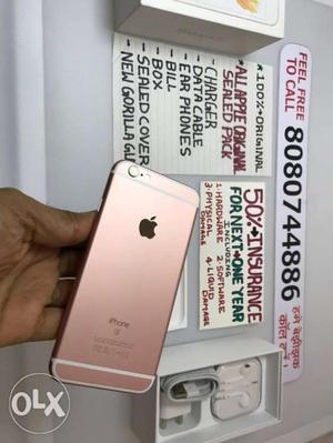 IPhone 6S 64GB 100% condition like new golden colour