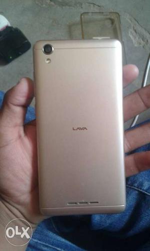 Lava z60 bill charger earphone complete 2 month