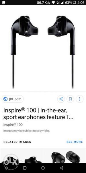 Original Jbl inspire sports inear headphones 1