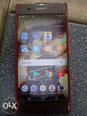 Sony xa dual Phone only Display get small faded