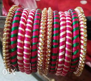 2-8 size handmade earings and bangles Can be done by ur own