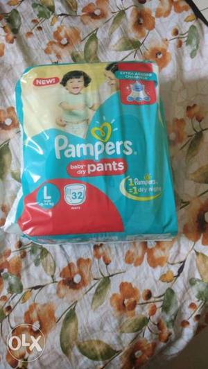 96 diapers large size unopened