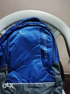 Aristocrat backpack Royal blue 1 year warranty
