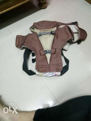 Baby's Brown And Beige Carrier