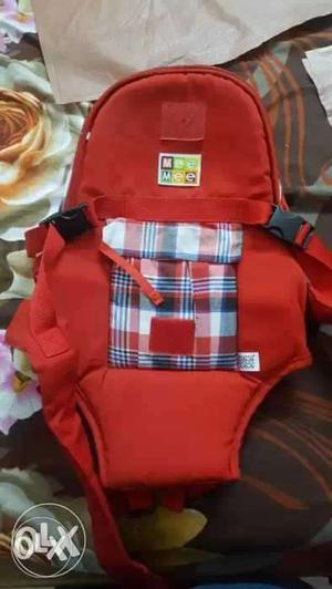 Baby's Red And White Mee Mee Carrier
