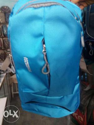 Blue And Black Backpack Carrier