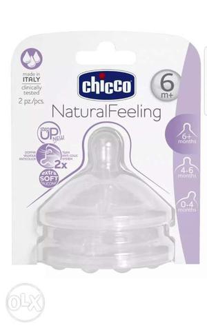 Chicco step up teat fast flow- 2 pieces