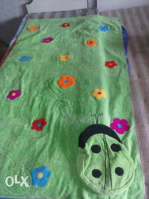 Cotton Beach mat with pouch and kids sleeping bag