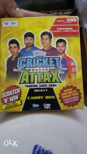 Cricket Attax Trading Card Game Box