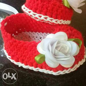 Crochet baby shoes.0_1 yr.any colors