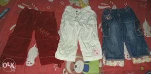 Denim wear for 2 to 3 year old girls and boys