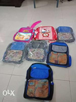For kindergarten school bags 100 rs each this is for girls