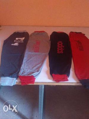 Gray, Black, And Red Sweat Pants