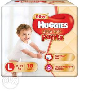 Huggies Ultra Soft Large Size Premium Diapers - L (18