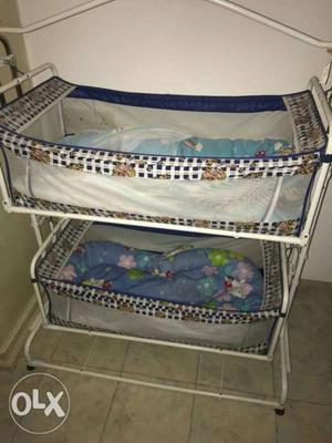 Its a double bed swing for infant.