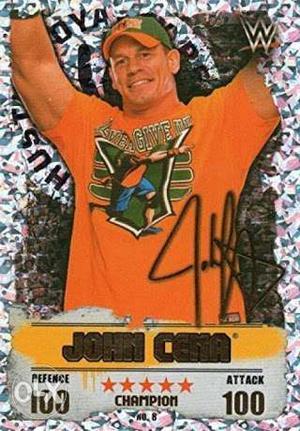 John Cena Autographed Trading Card
